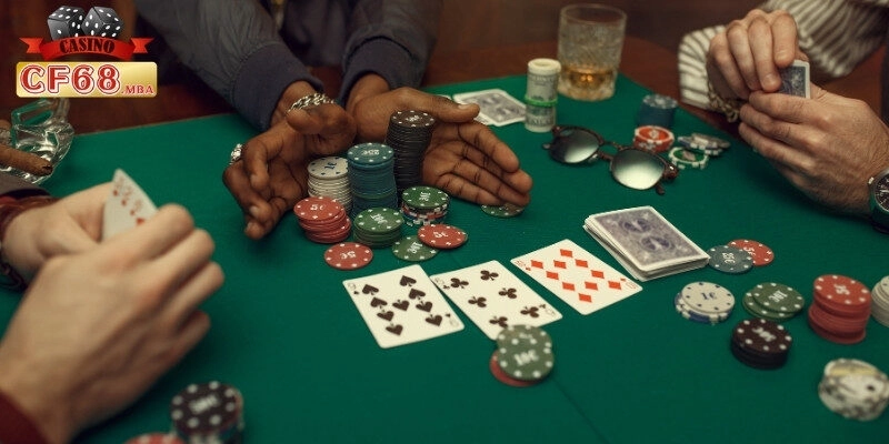 Quy trình đánh poker CF68 dễ hiểu cho bạn mới